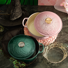 Cocotte ronde embossée collection Wicked
